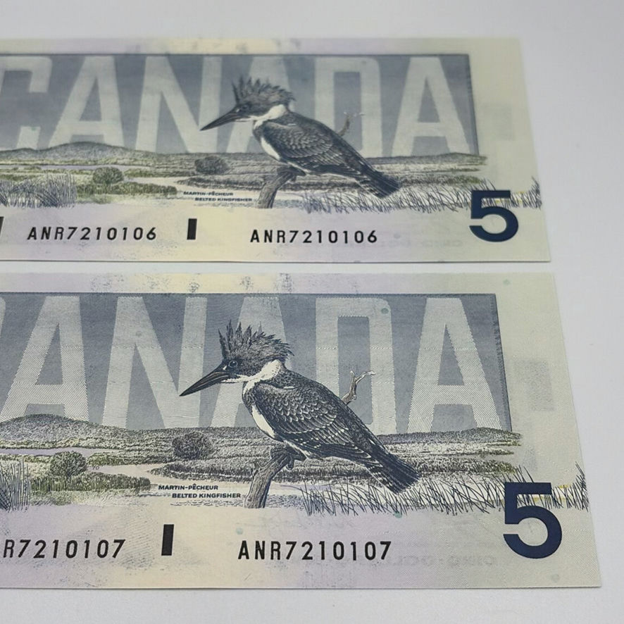 $5 Canadian Bills 1986 And 2013 - image 6 of 8