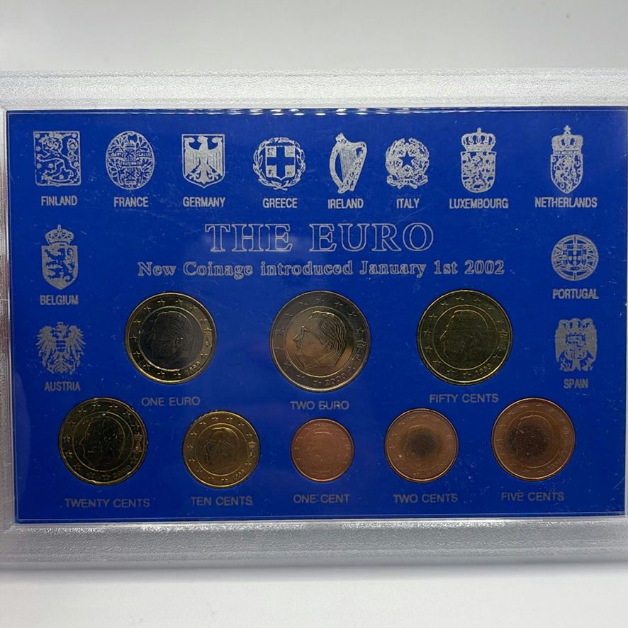 Euro Coin Set And UK Coin Set - image 2 of 12