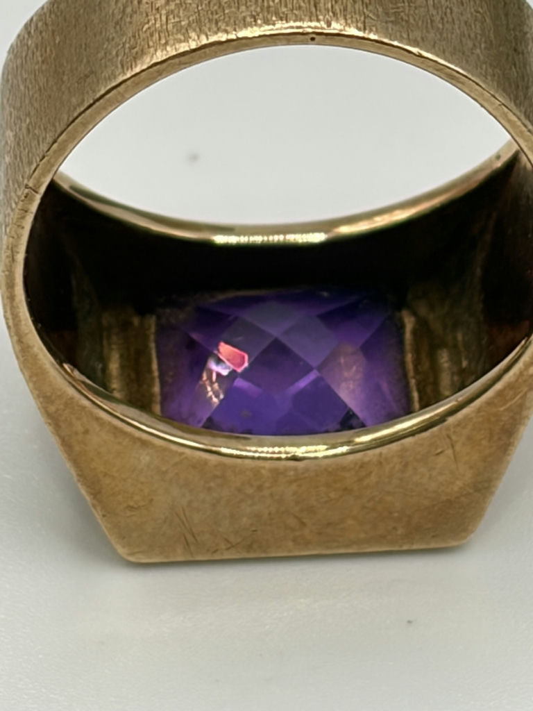 Amethyst Gold Ring 10k - image 9 of 12