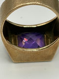 Amethyst Gold Ring 10k - thumbnail 9 of 12