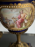 19th Century French Sevres Style Clock Garniture Set - thumbnail 8 of 28