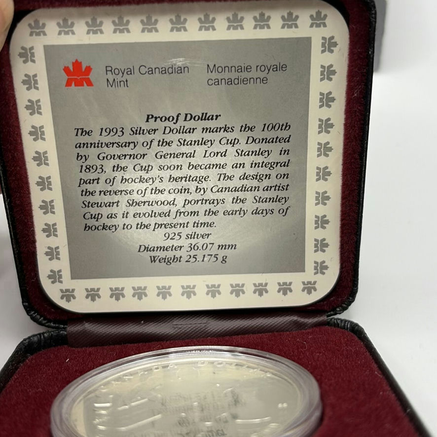 Canadian Hockey Silver Dollars - image 3 of 10