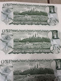 1973 Bank of Canada $1 Uncut Sheet of 40 Notes - BFK Prefix - AU/XF - thumbnail 24 of 30