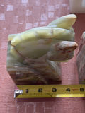 Vintage Pair Of Onyx Horse Bookends - thumbnail 9 of 17
