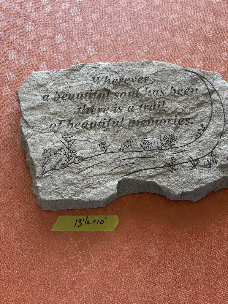 Etched Saying On Stone - image 1 of 5