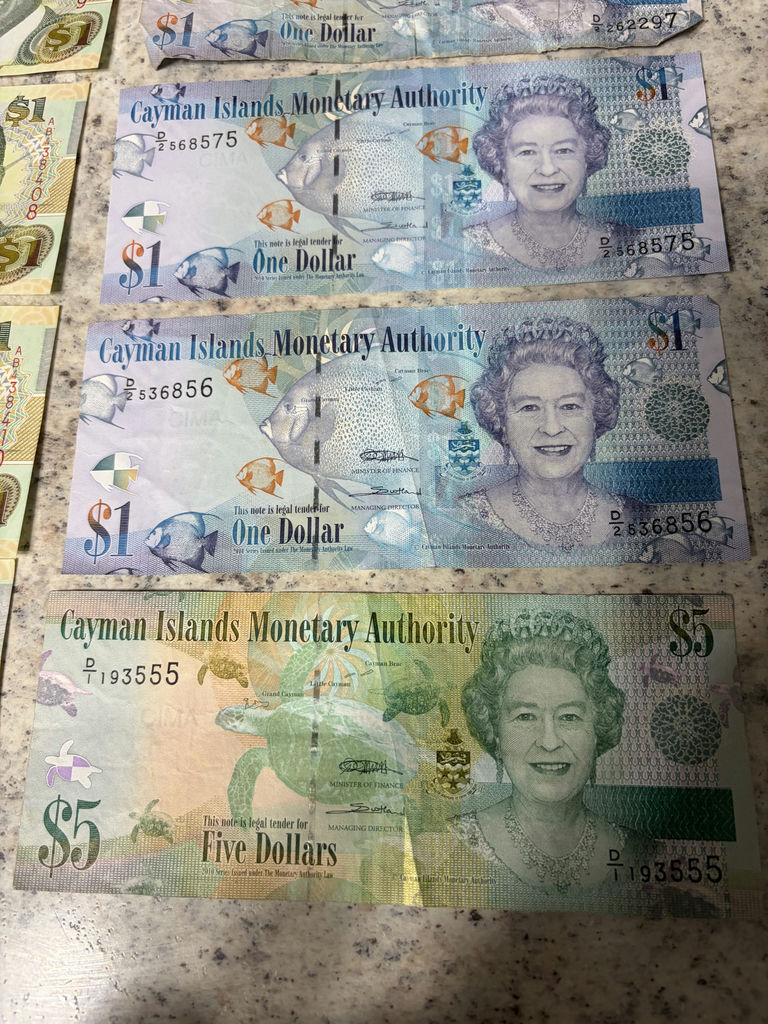 Bahamas, Cayman Islands And Mexico Currency - image 2 of 11