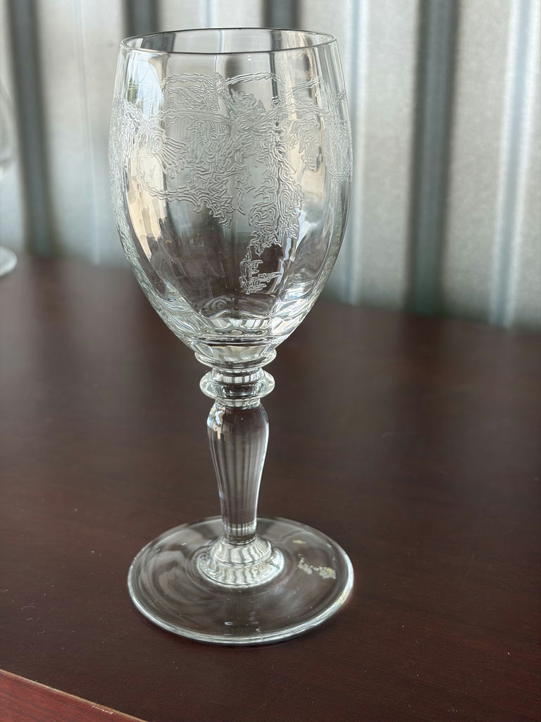 Vintage Thistle Pattern Bohemia Crystal - image 9 of 9
