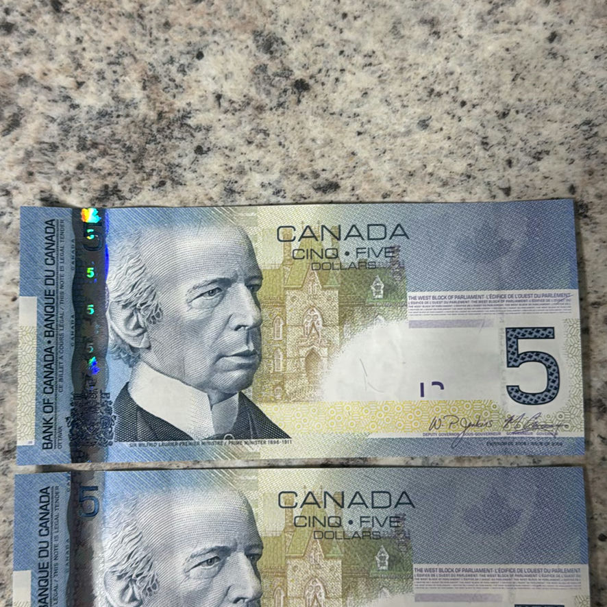 $25 In Canadian $5’s 2006 - image 2 of 11