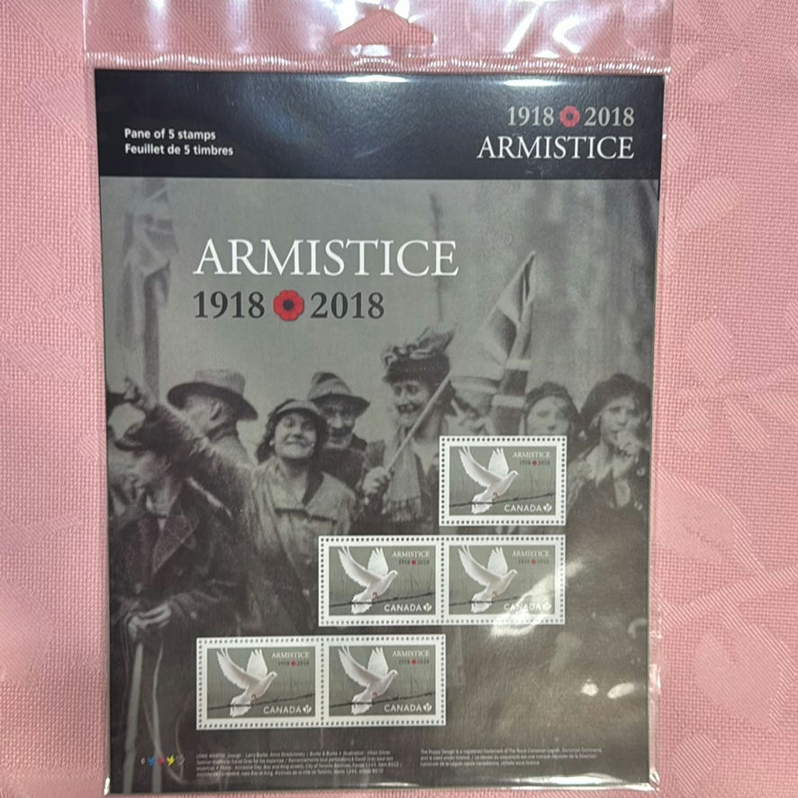 Canadian War Stamps And Coins Incl. 2017 $3 Fine Silver Coin - image 6 of 14