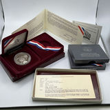 1983 US Silver Olympic Coin And Mount Rushmore Coin - thumbnail 1 of 14
