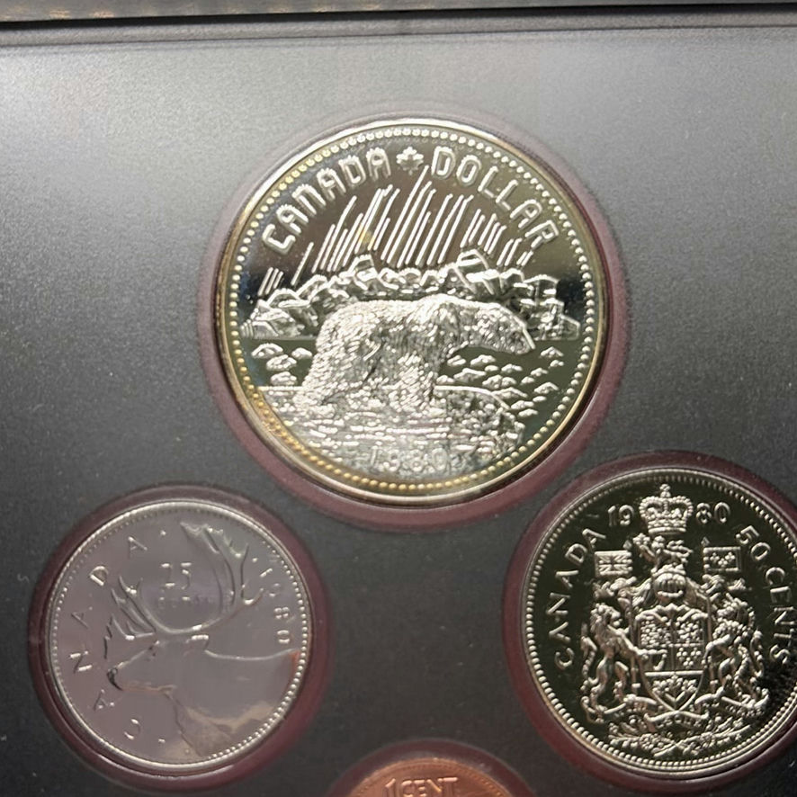Canadian Double Set Struck Set 1979 And 1980 - image 17 of 20