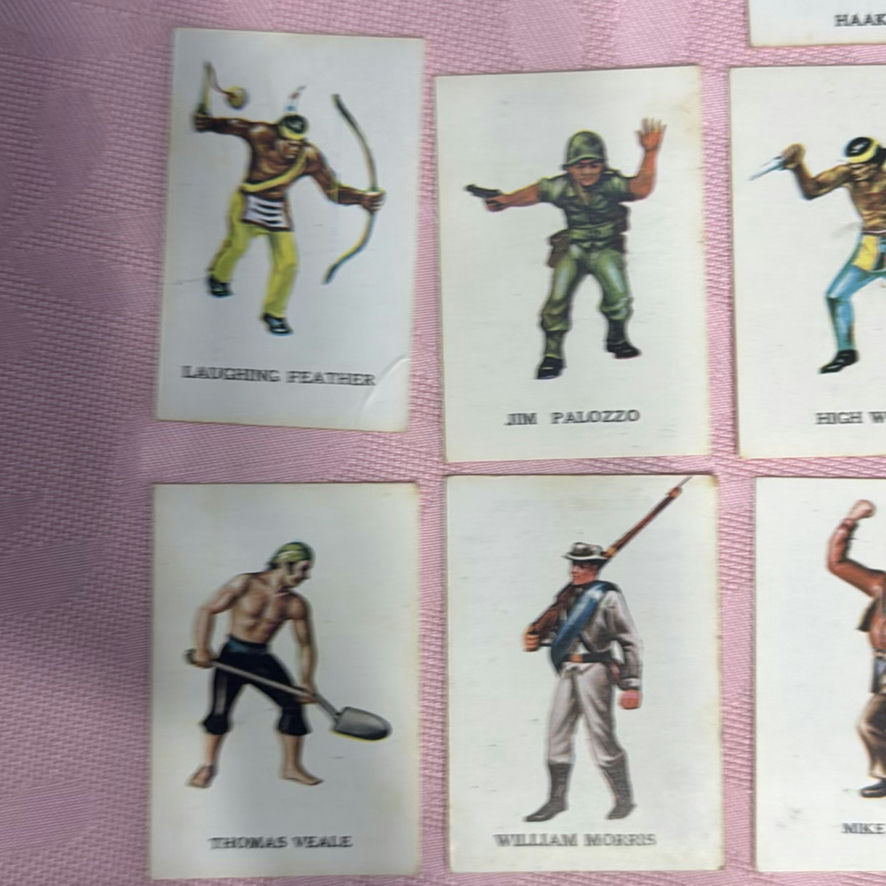 Early Wynn Upper Deck Card and Louis Marx "Warriors of the World" cards - image 14 of 19