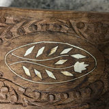 Wooden Carved Box W Jewelry - thumbnail 3 of 13