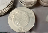 Cream Embossed Pine Cone Dishes - thumbnail 2 of 6