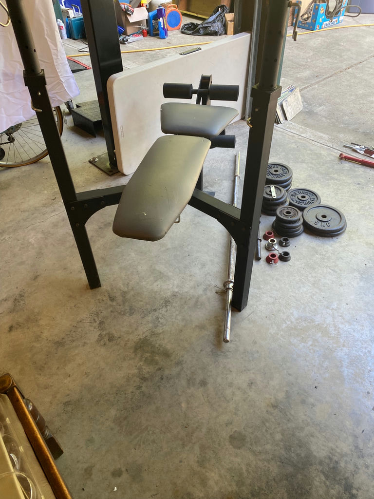 Weight Bench and Weights - image 3 of 5