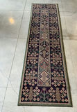 Oriental-style floral rug runner - thumbnail 1 of 5