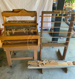 Antique Wooden Loom With Accessories - thumbnail 1 of 8