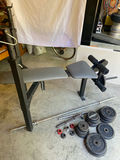 Weight Bench and Weights - thumbnail 4 of 5