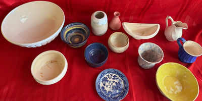 Assorted Handmade Pottery and Porcelain - Image 1 of 14