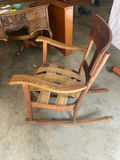 Antique Oak Rocking Chair - thumbnail 3 of 5