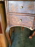 Antique Quarter Sewn Oak Dresser with Distinctive Tiger stripe grain - thumbnail 5 of 11