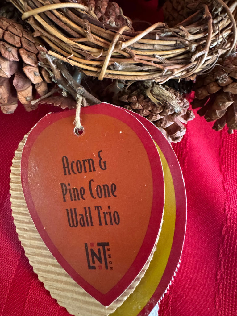 Cozy Autumn Decor and Pinecone Glassware  - image 2 of 6