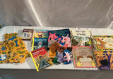 Collection of children's picture books, Go Fish game, and animal puzzles - thumbnail 1 of 11