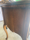 Antique Quarter Sewn Oak Dresser with Distinctive Tiger stripe grain - thumbnail 8 of 11