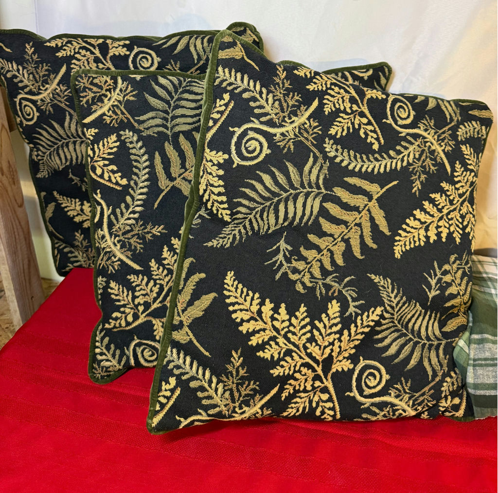 Throw Pillows And A Flannel Duvet Set - image 2 of 3
