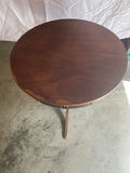 Round Wooden Table with Drawer - thumbnail 3 of 5