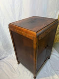 Vintage wooden washstand cabinet with basin - thumbnail 8 of 8