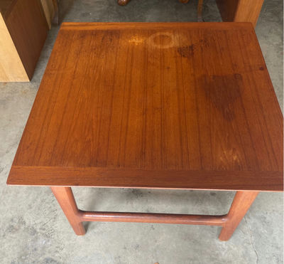 Norwegian MCM Teak small Table - Image 1 of 5