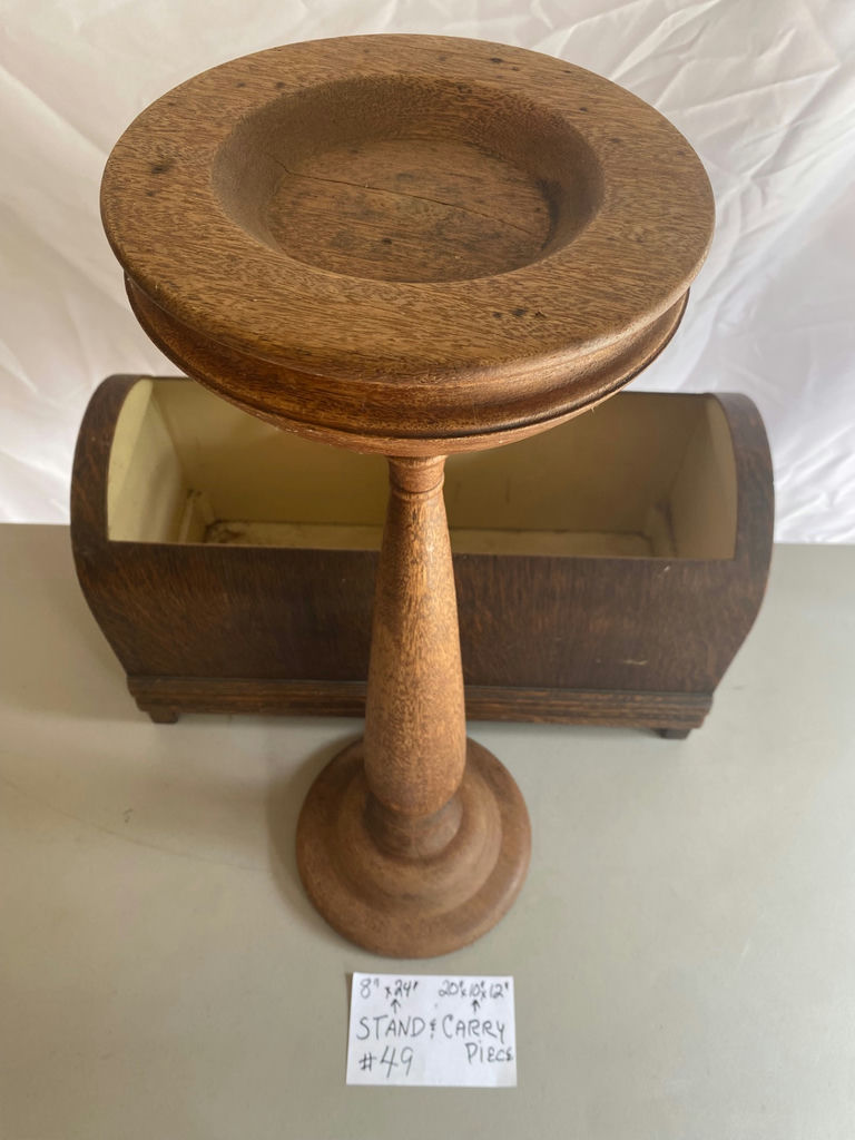 Wooden Stand and Box - image 2 of 5