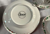 Christmas China Service From Gibson For 4, Serving Pieces And 4 Red Goblets - thumbnail 6 of 6