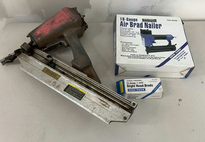 Duo-Fast Nailer, Central Pneumatic Brad Nailer - Image 1 of 5
