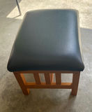 Craftsman Wooden Armchair and Ottoman - thumbnail 5 of 6