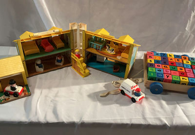 Fisher-Price Play Family House with Accessories and Alphabet Blocks - Image 1 of 9