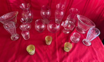 16-Piece Clear Glass & Vases - Image 1 of 6
