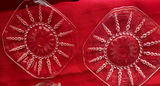 Vintage Clear Pressed Glassware and Bubble Glassware Lot - thumbnail 5 of 12
