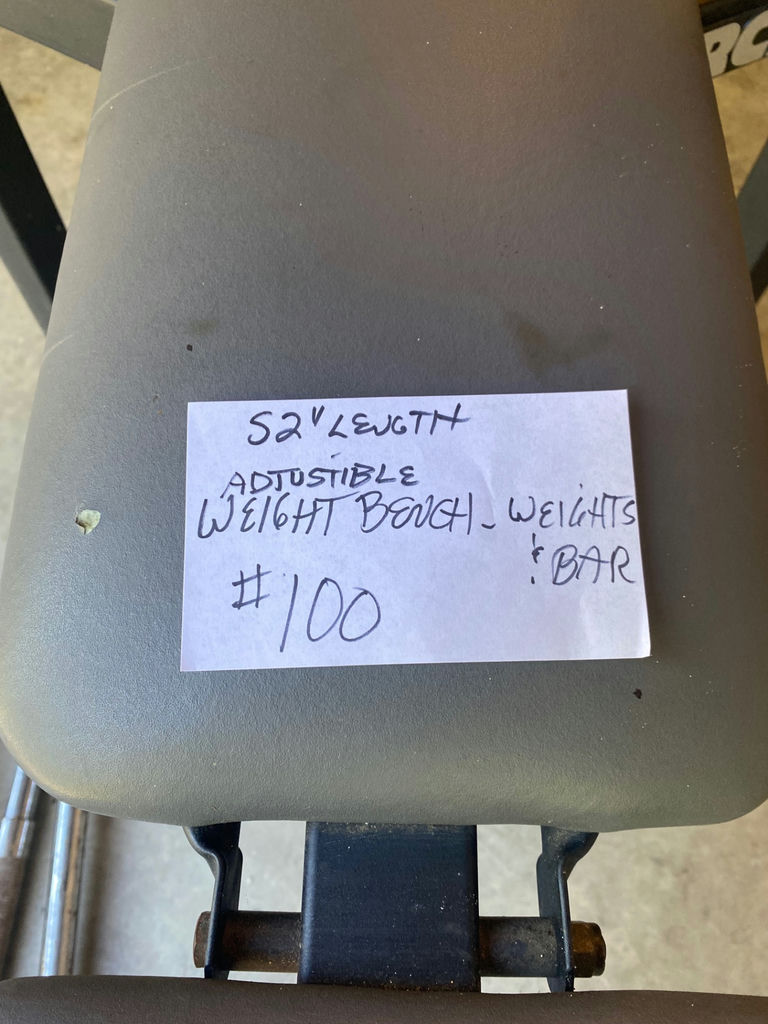 Weight Bench and Weights - image 5 of 5