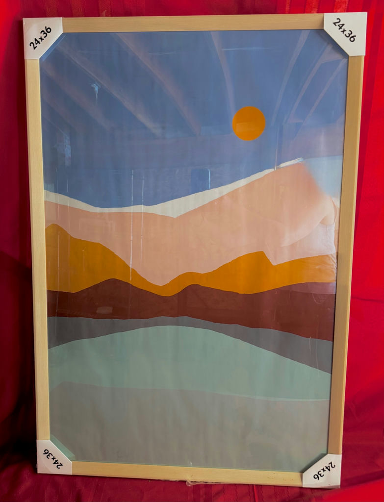 Vintage Country Landscape & New Modern Boho Print - image 1 of 9