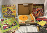 Vintage Fisher-Price turntable with Disney records and children's books - thumbnail 1 of 10