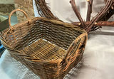 Assorted woven wicker baskets and vine wreaths - thumbnail 4 of 5