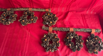 Cozy Autumn Decor and Pinecone Glassware - Image 1 of 6