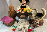 Assorted plush toys and a cloth doll - thumbnail 1 of 7