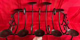 Wrought Iron Candelabra & Arched Luminary Display Set - thumbnail 5 of 6