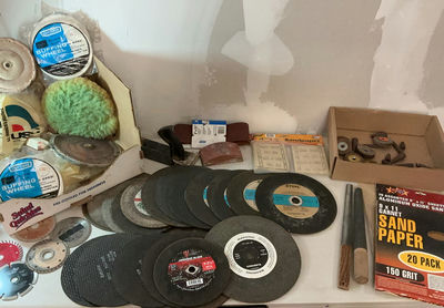 Abrasive Cutting Blades, Sandpaper, Buffing Wheels - Image 1 of 10