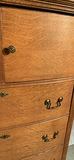 Antique Oak Highboy - thumbnail 2 of 9