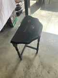Small Black Shabby Chic Wall Table - thumbnail 3 of 4