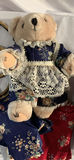 Assorted fabrics, sewing supplies, and teddy bears - thumbnail 9 of 10